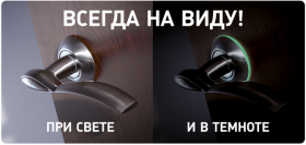 Новинка - дверные ручки с подсветкой!