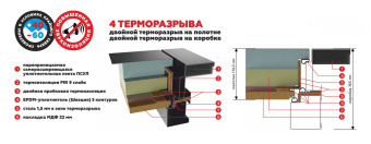 Атриум Титан T-4 403/П15 Букле графит - Cappuccino