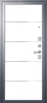 Атриум Титан R-4 403/П50 imp-6 Букле графит - Super White